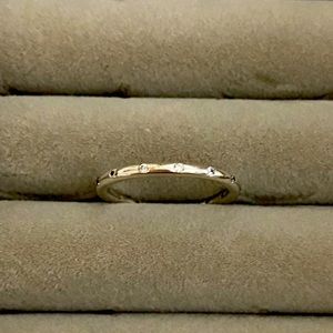 Pandora Simple Sparkling Band Ring (52)